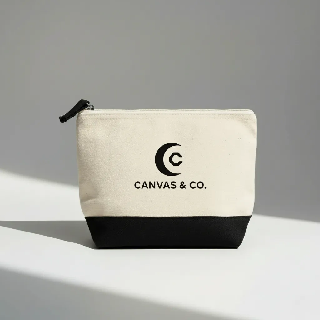 Cotton zipper Pouch
