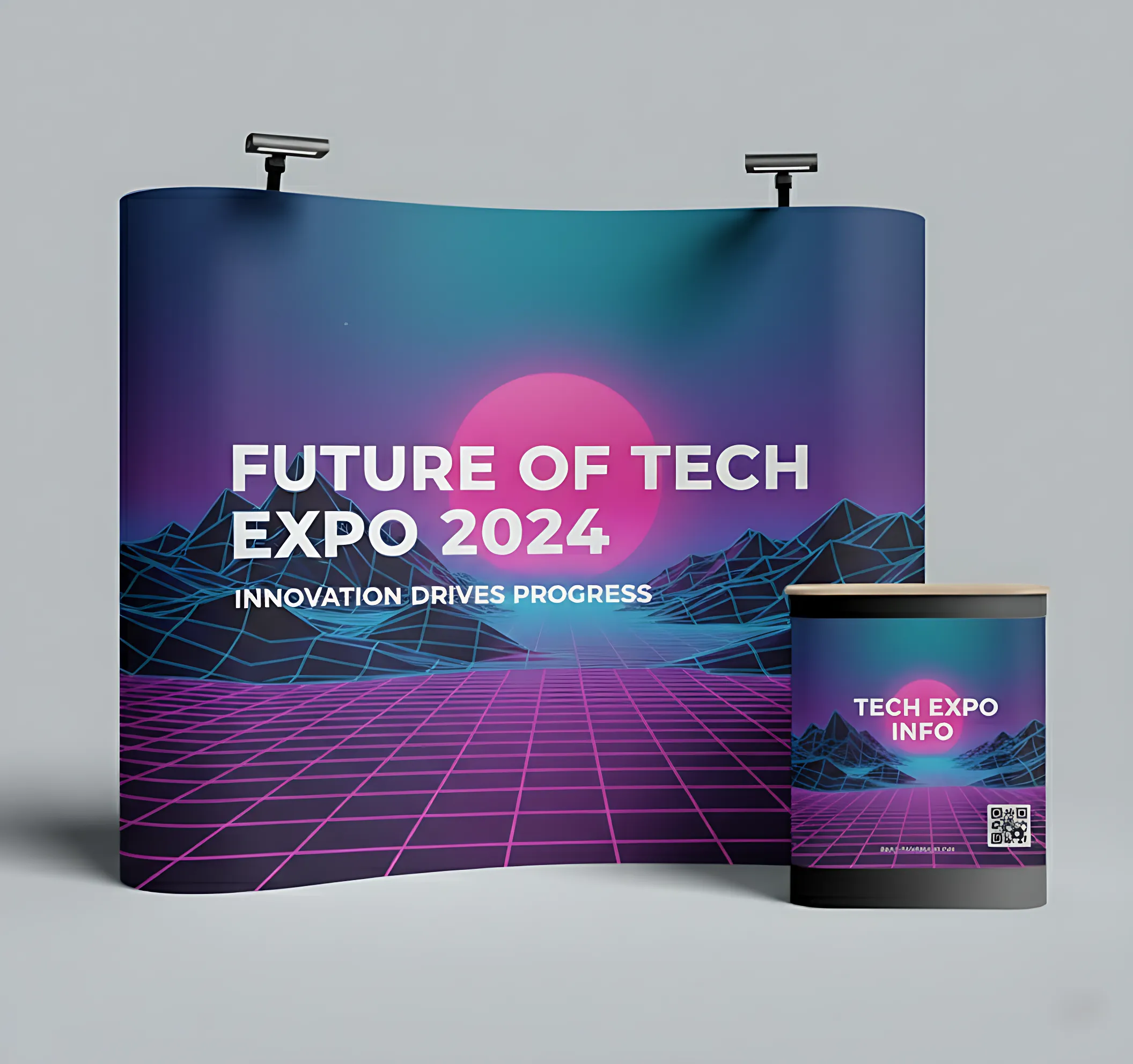 Curved Popup Stand- SoftCase