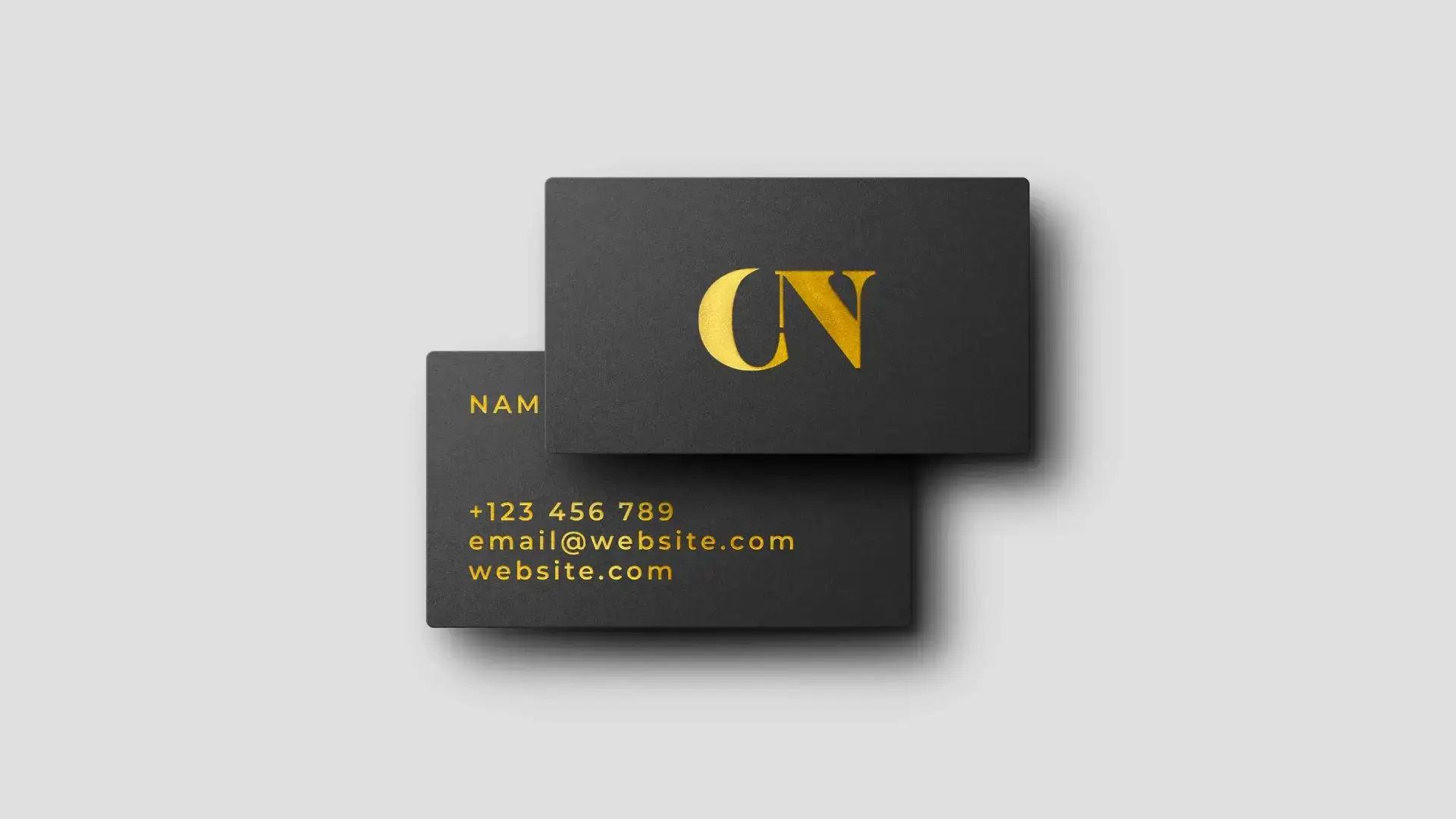 Gold Foil Business Cards
