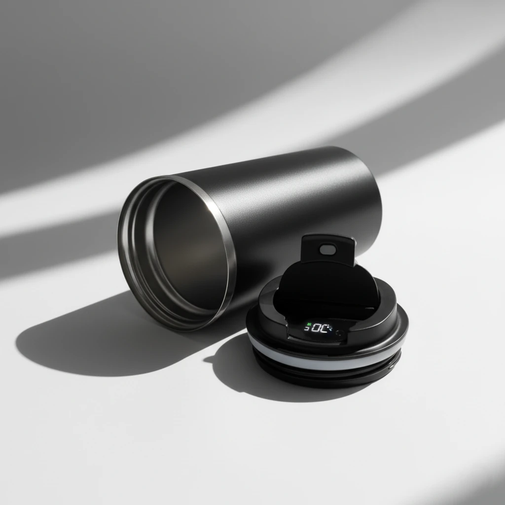 Stainless Steel Tumbler With Digital Temperature