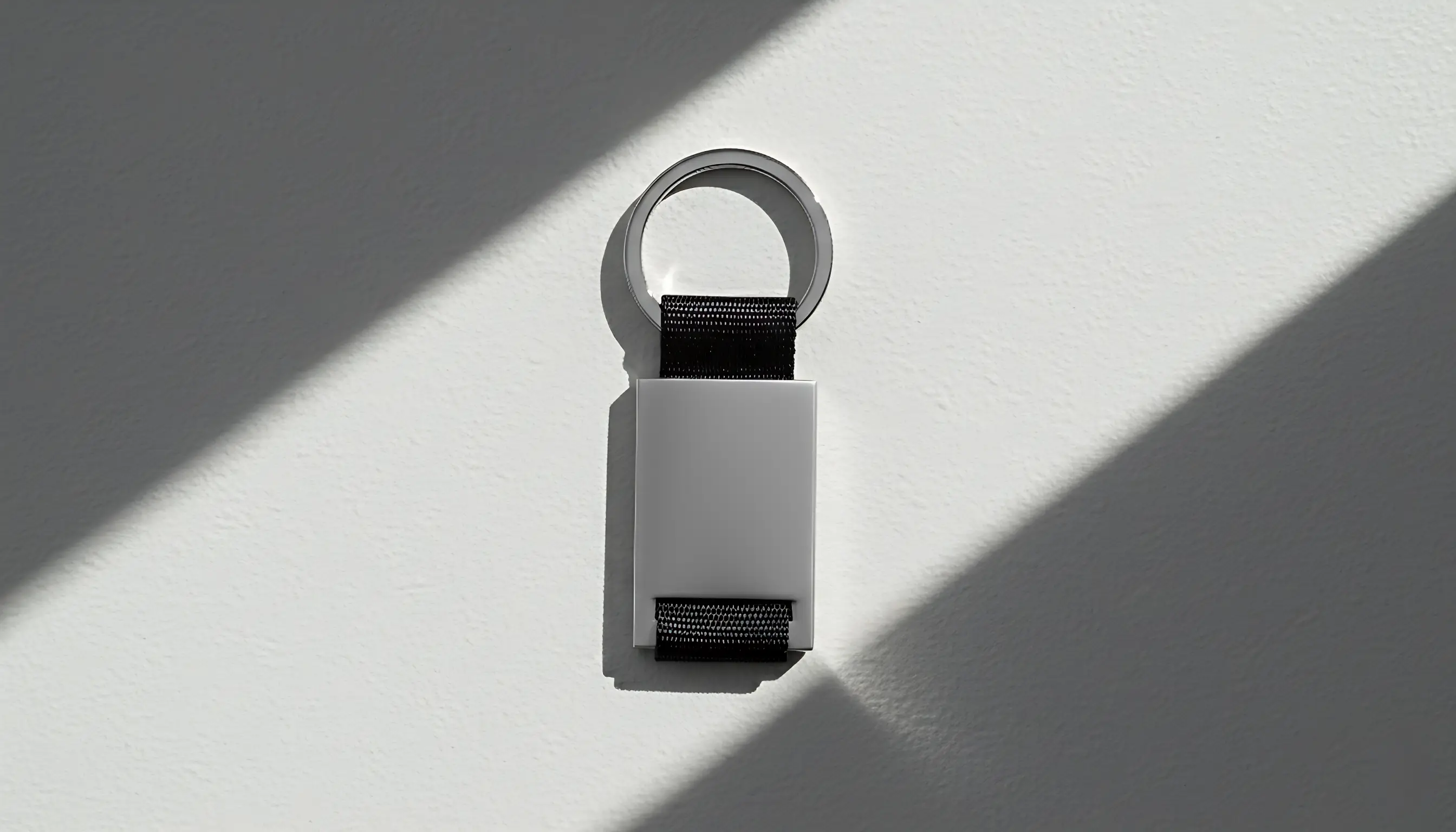 Metal Keychain With Fabric
