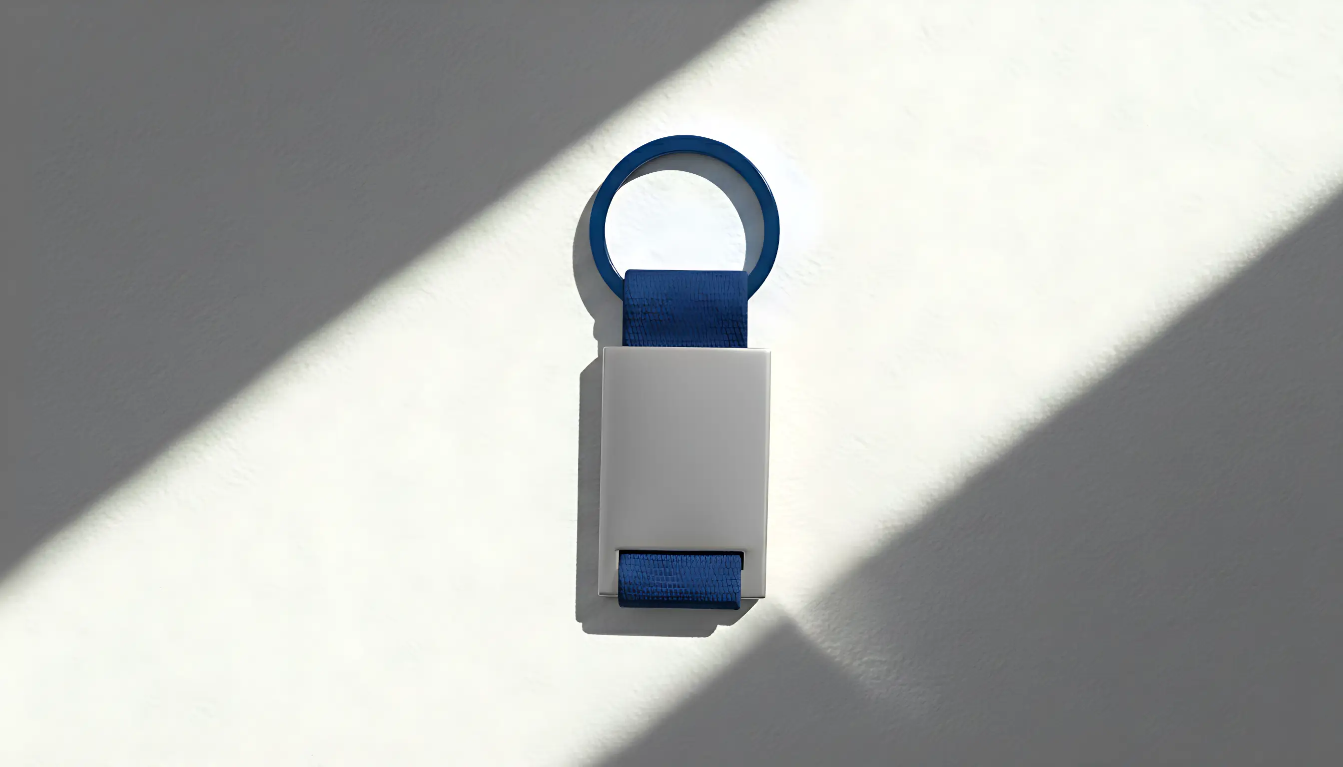 Metal Keychain With Fabric
