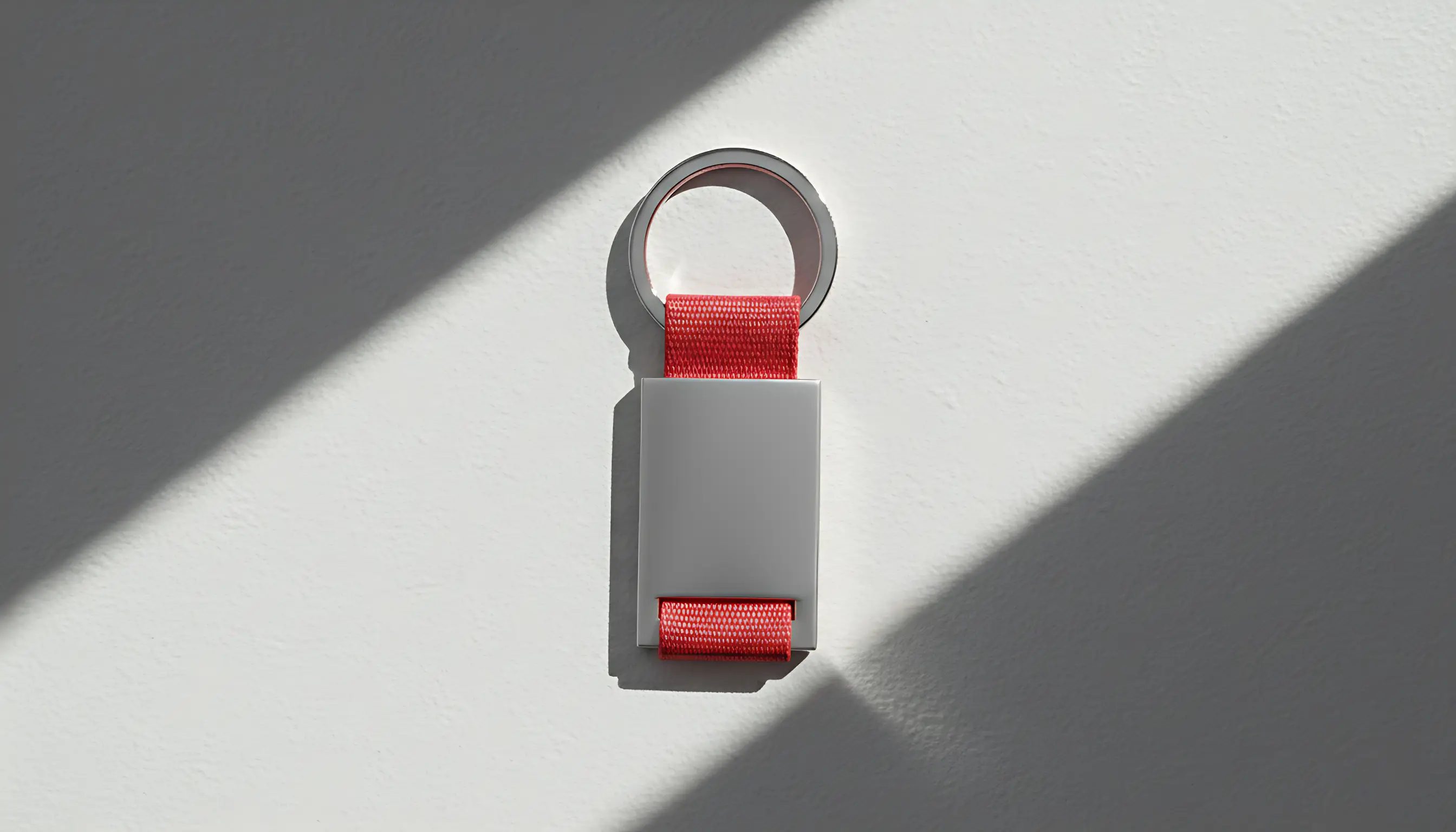 Metal Keychain With Fabric
