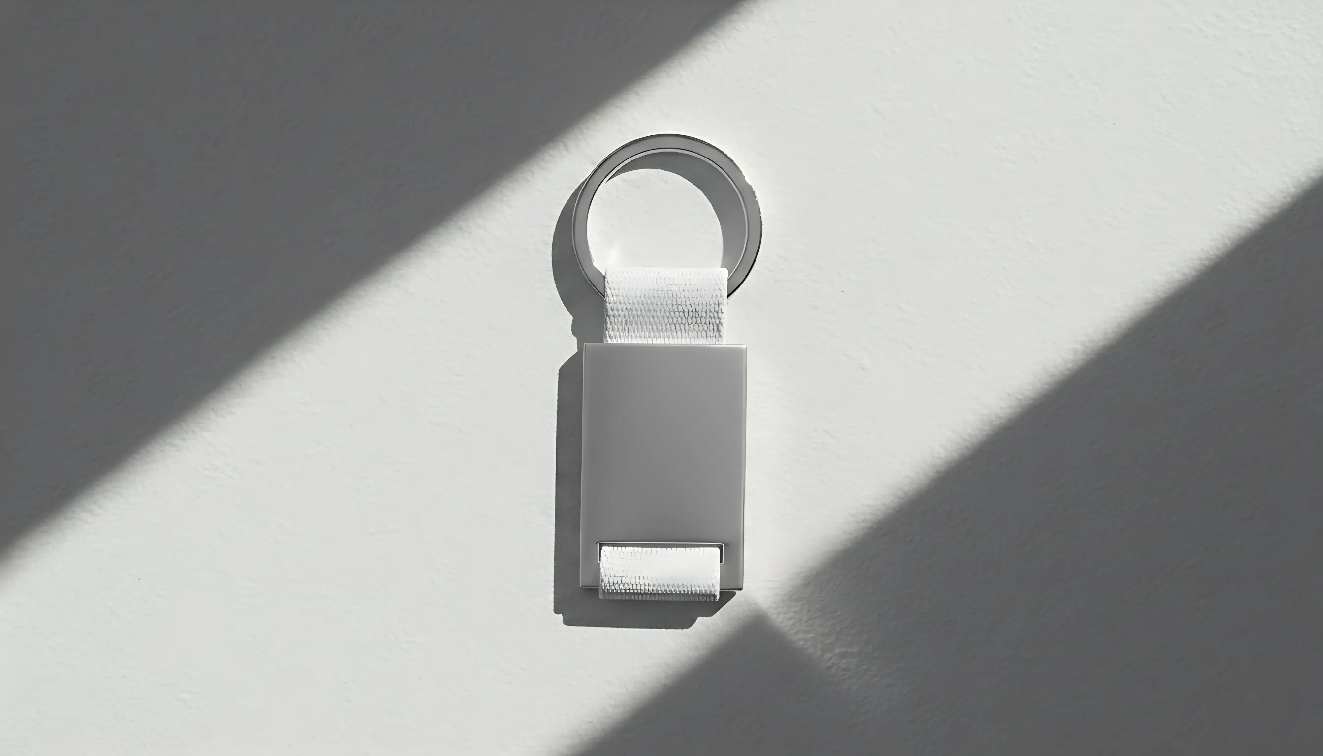 Metal Keychain With Fabric