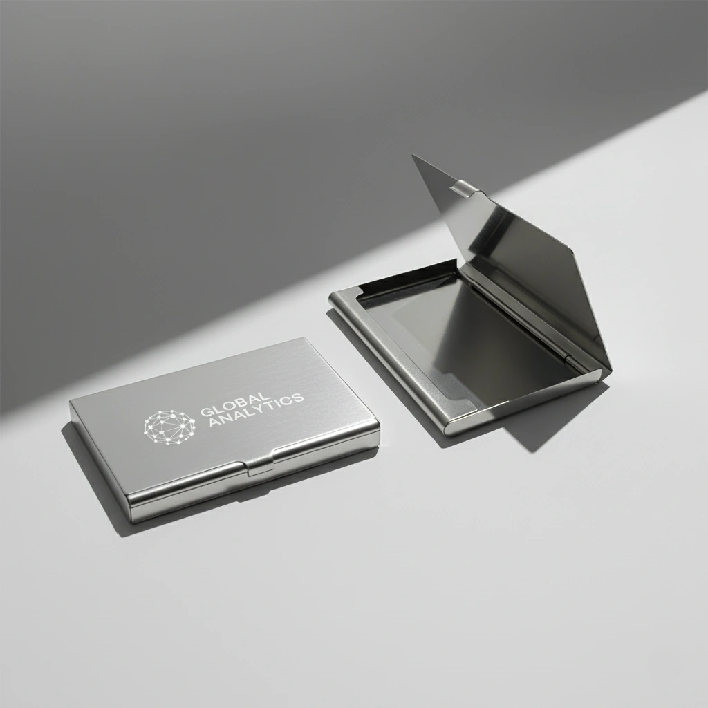 Steel Business Card Holder
