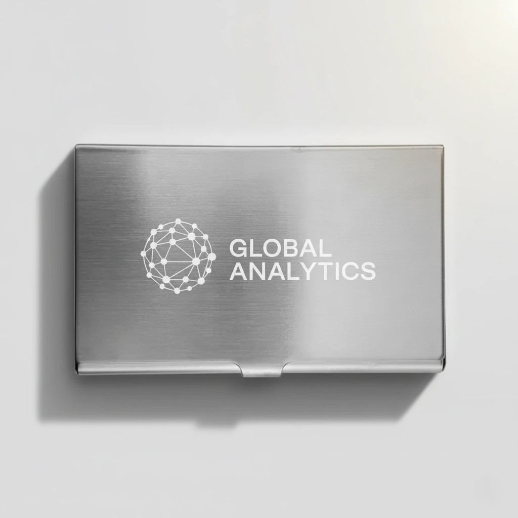 Steel Business Card Holder