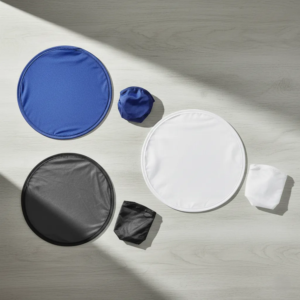 Recycled foldable Frisbee