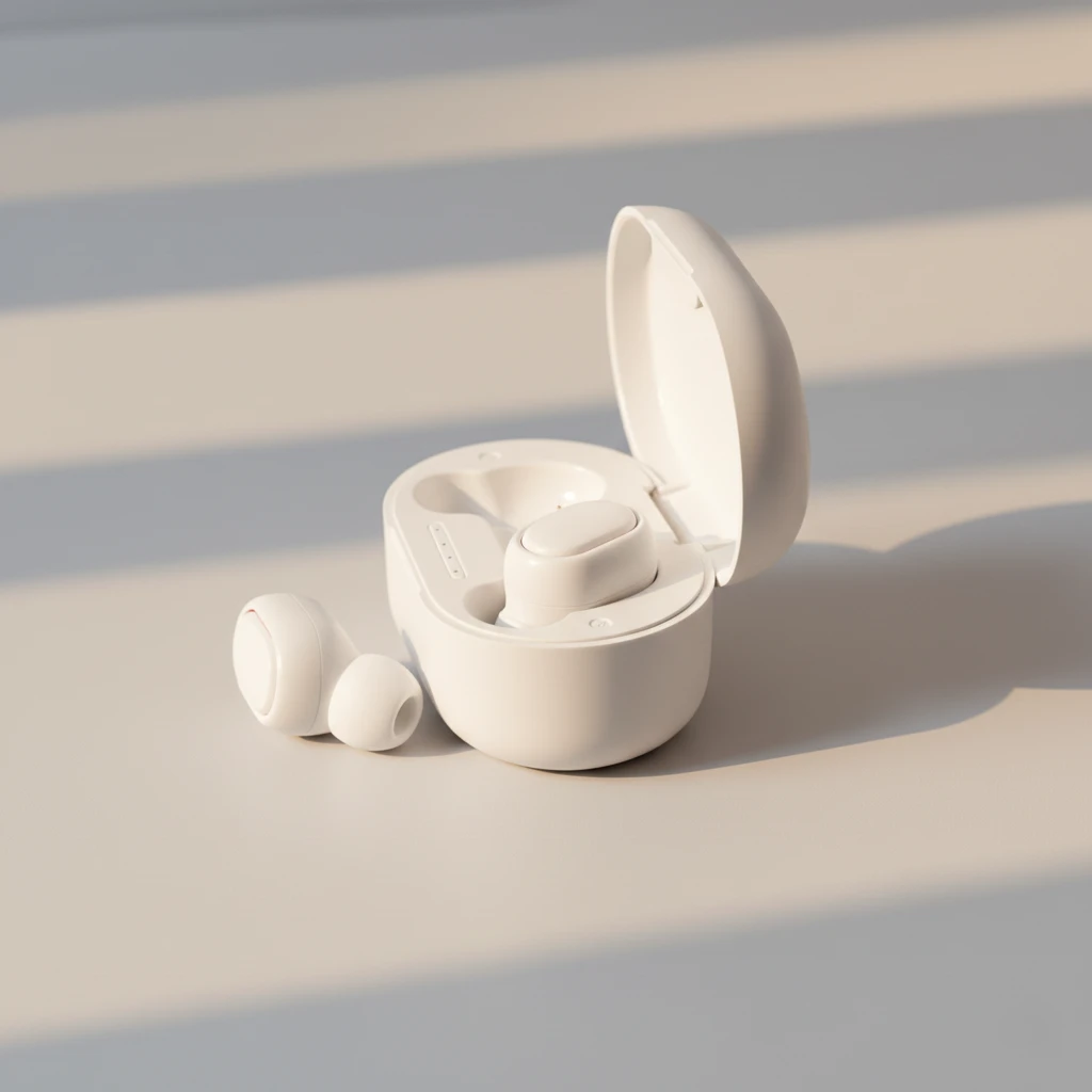 Recycled Plastic wireless earbuds