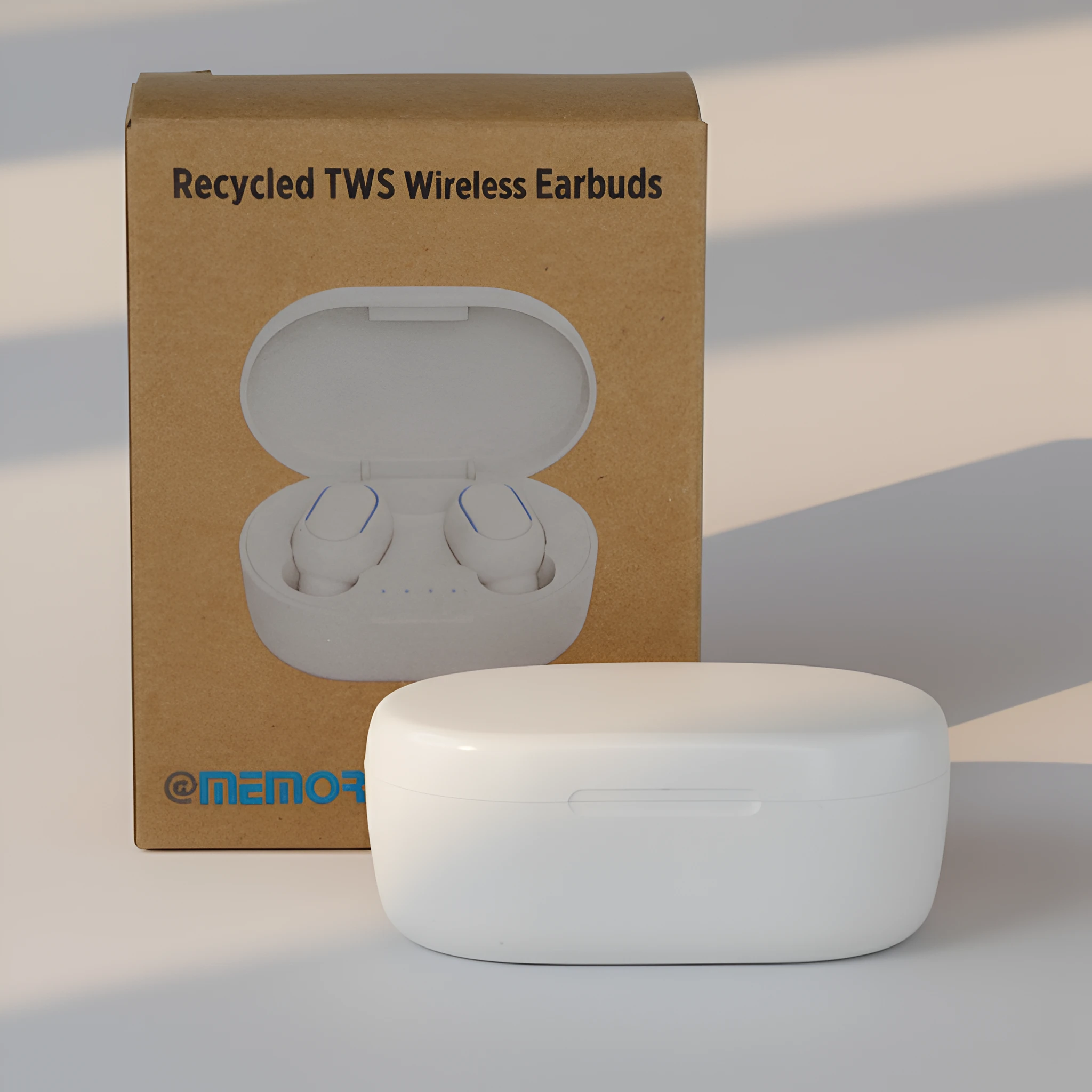 Recycled Plastic wireless earbuds