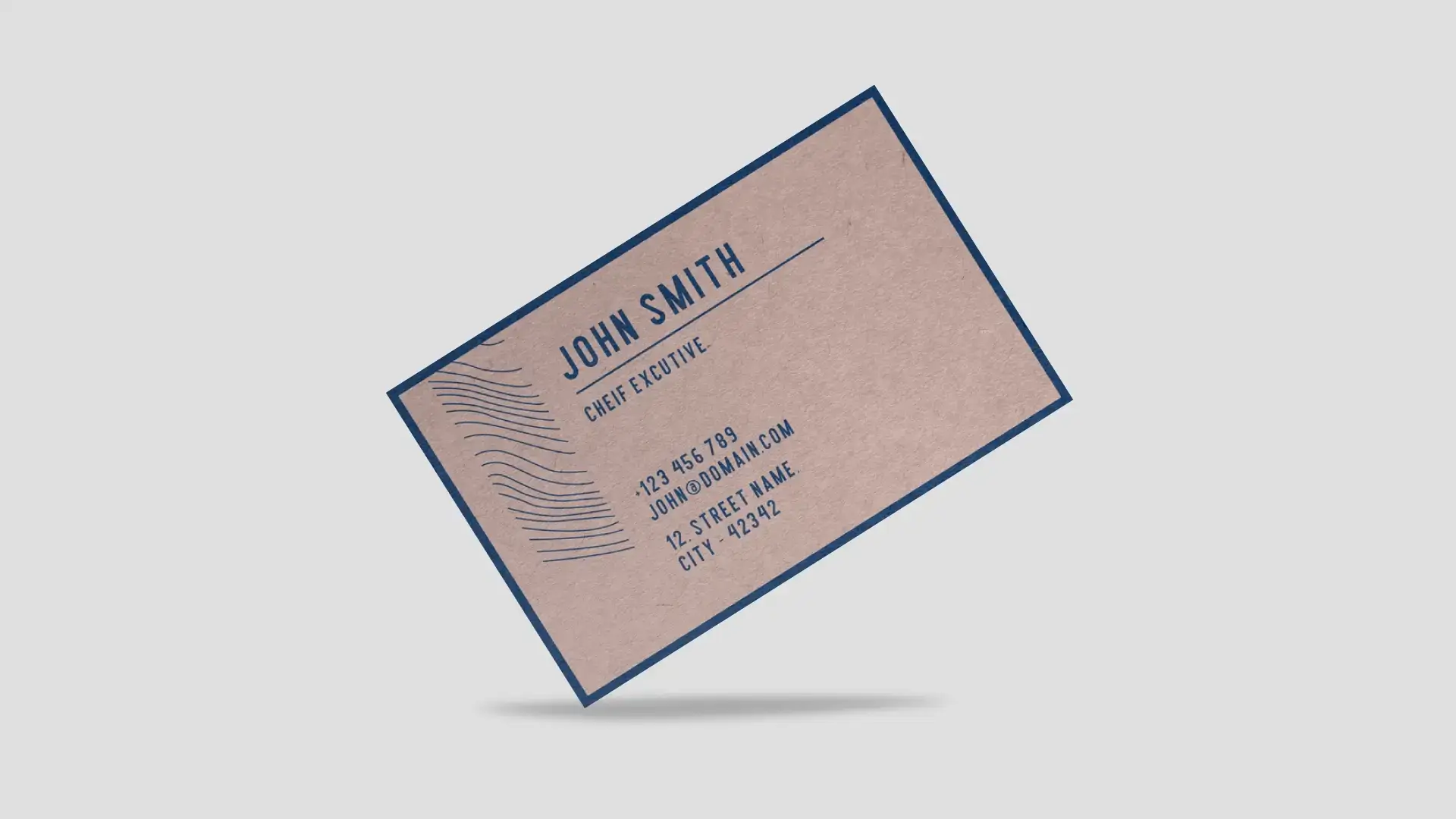 Recycle Paper Business Card : Digital print
