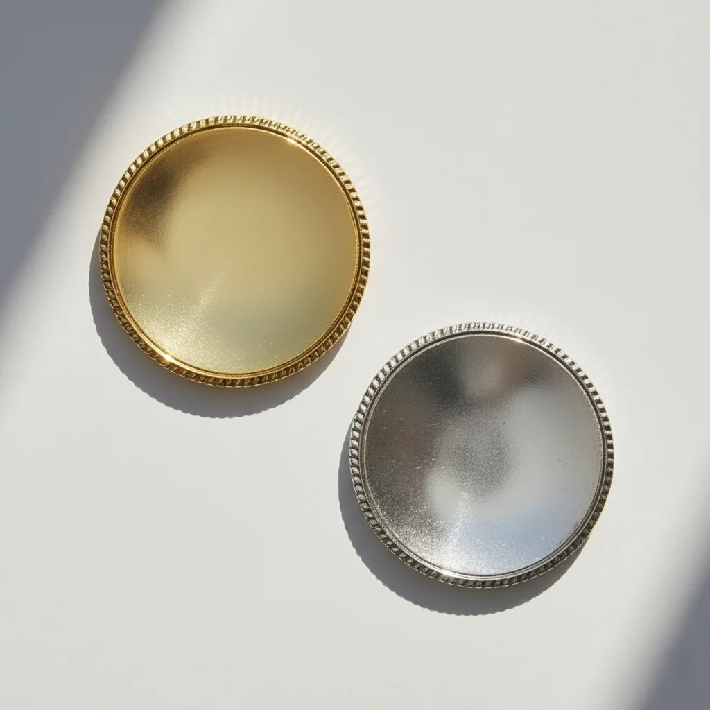 Rope Design Round Metal Badge