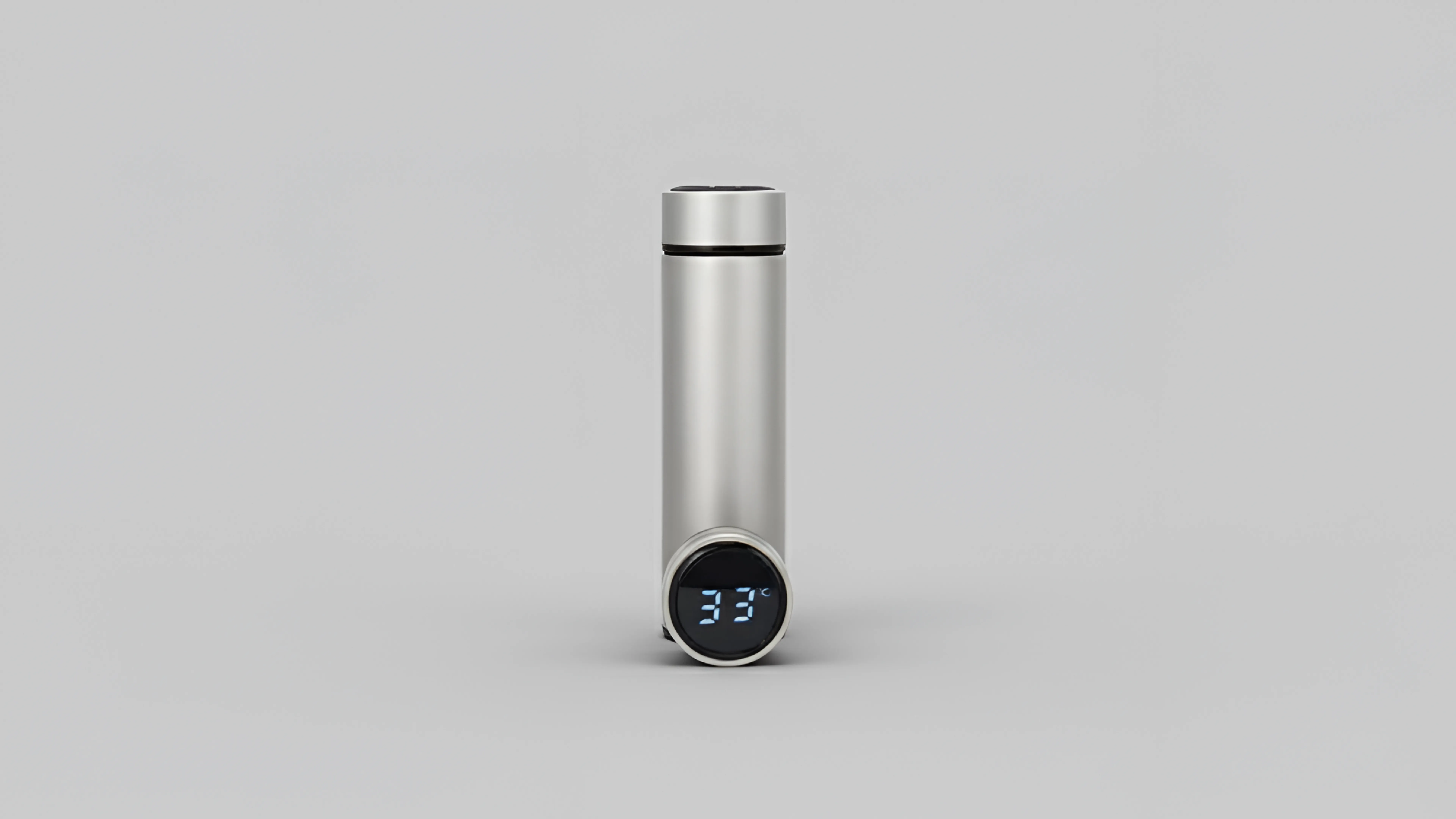 Smart temperature LED display bottle