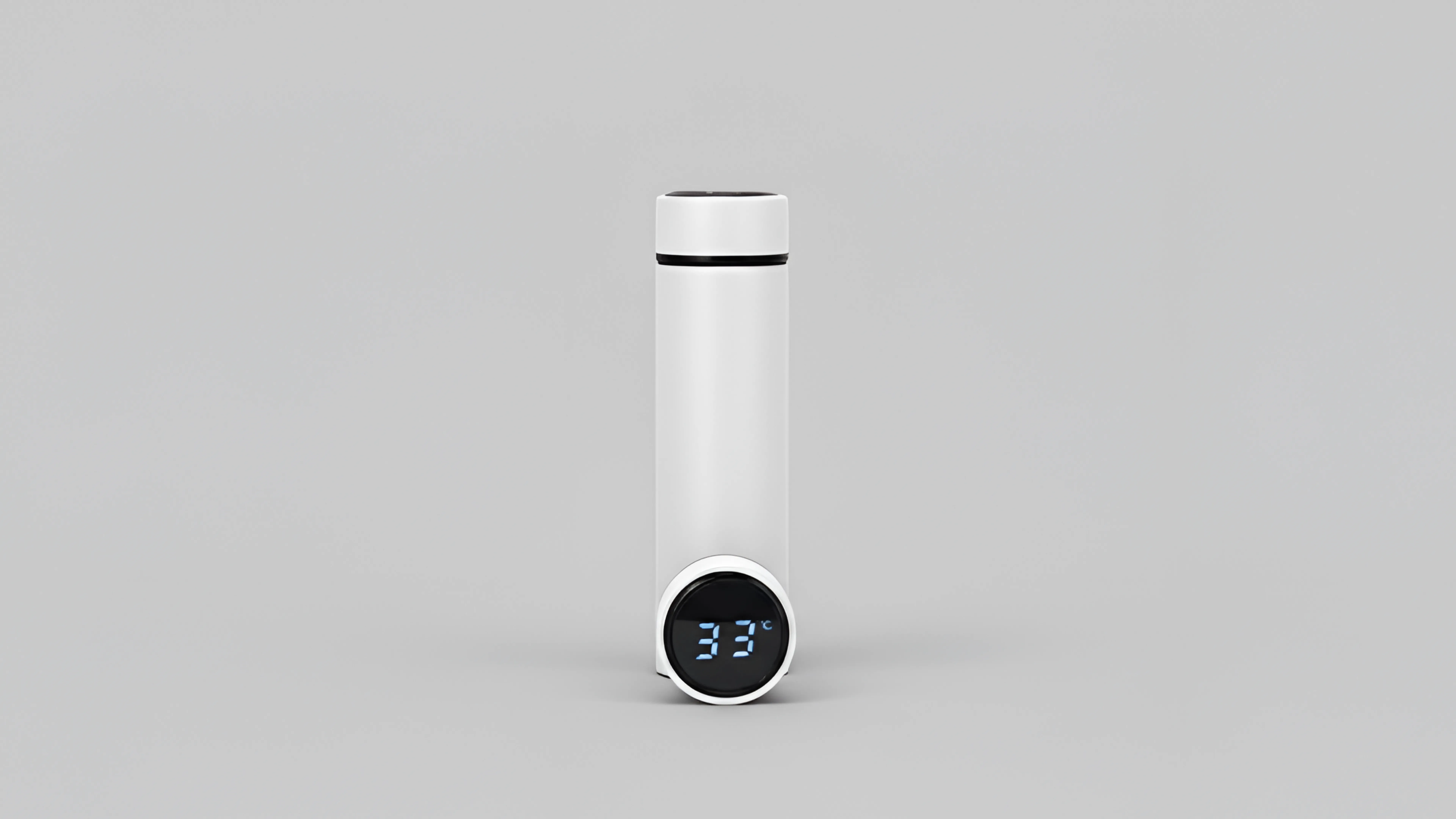 Smart temperature LED display bottle