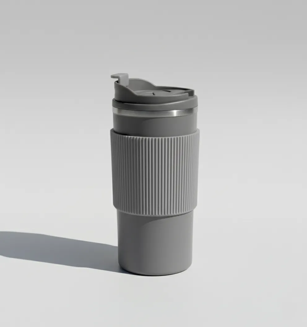 Tumbler with Silicon Grip