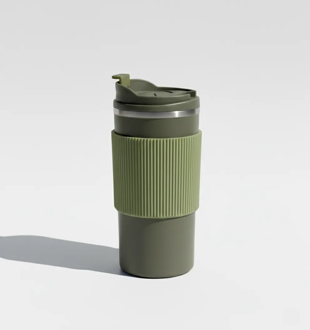 Tumbler with Silicon Grip