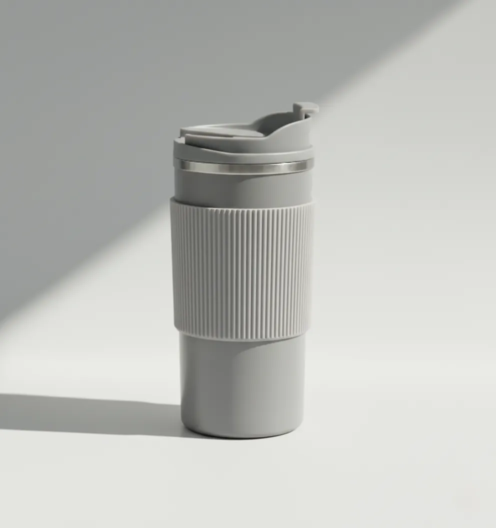 Tumbler with Silicon Grip