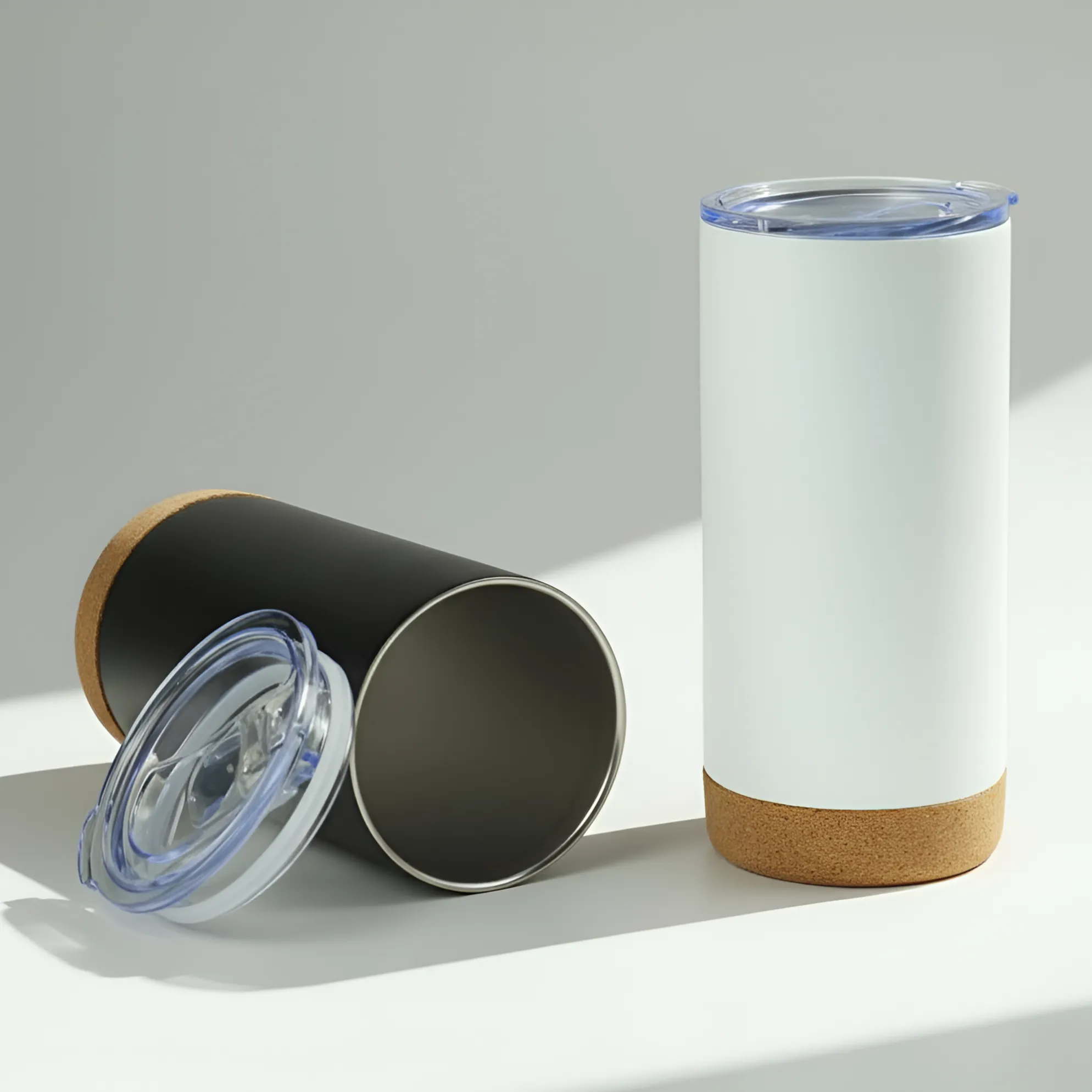 Travel Tumbler with Cork Base