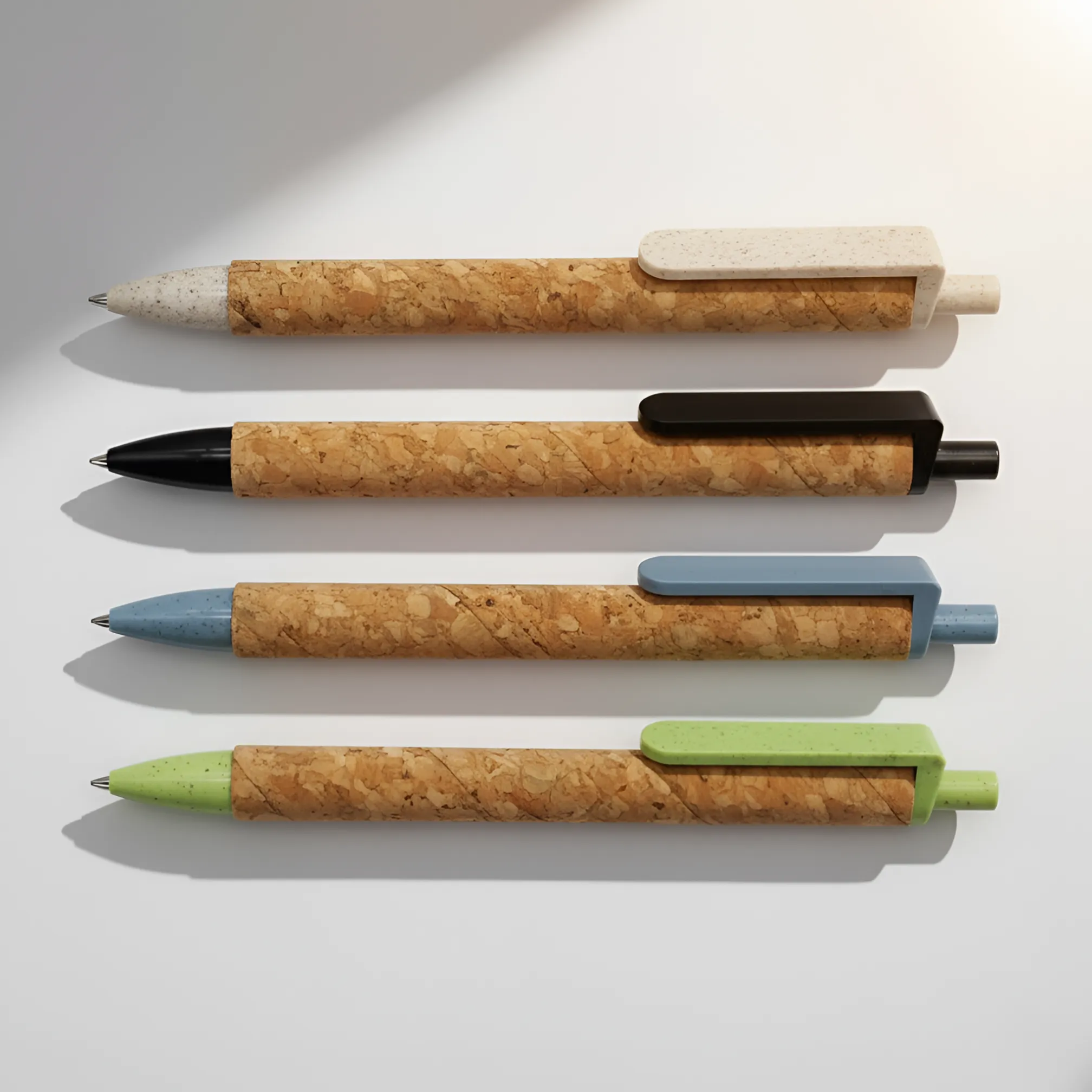 Wheat Straw and Cork Pens