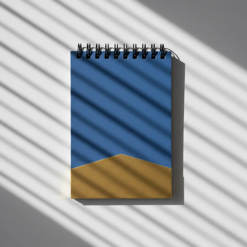 Recycled Notepad with Pen and Magnetic Flap