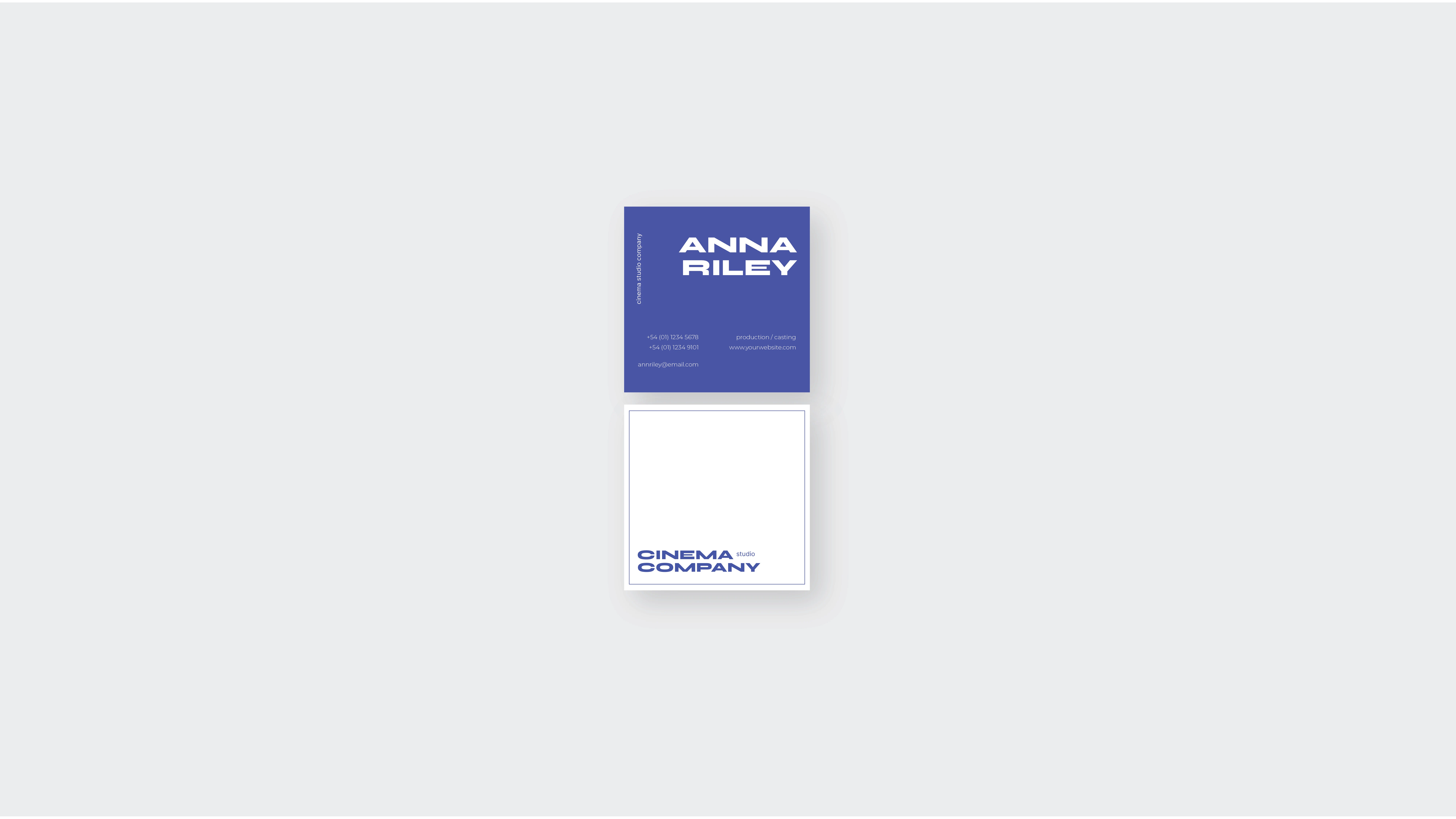 Square Business Cards : Digital Print