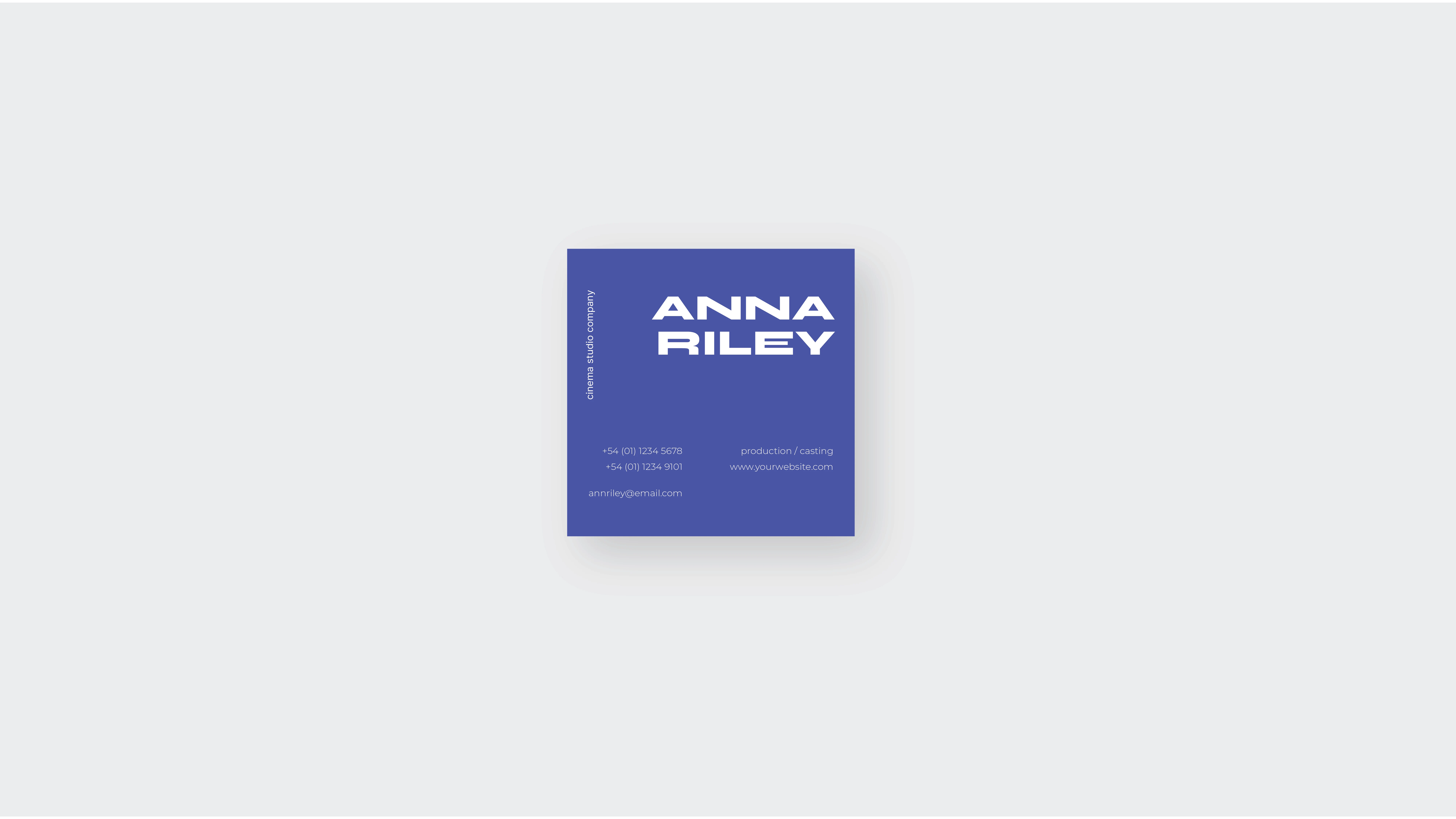 Square Business Cards : Digital Print