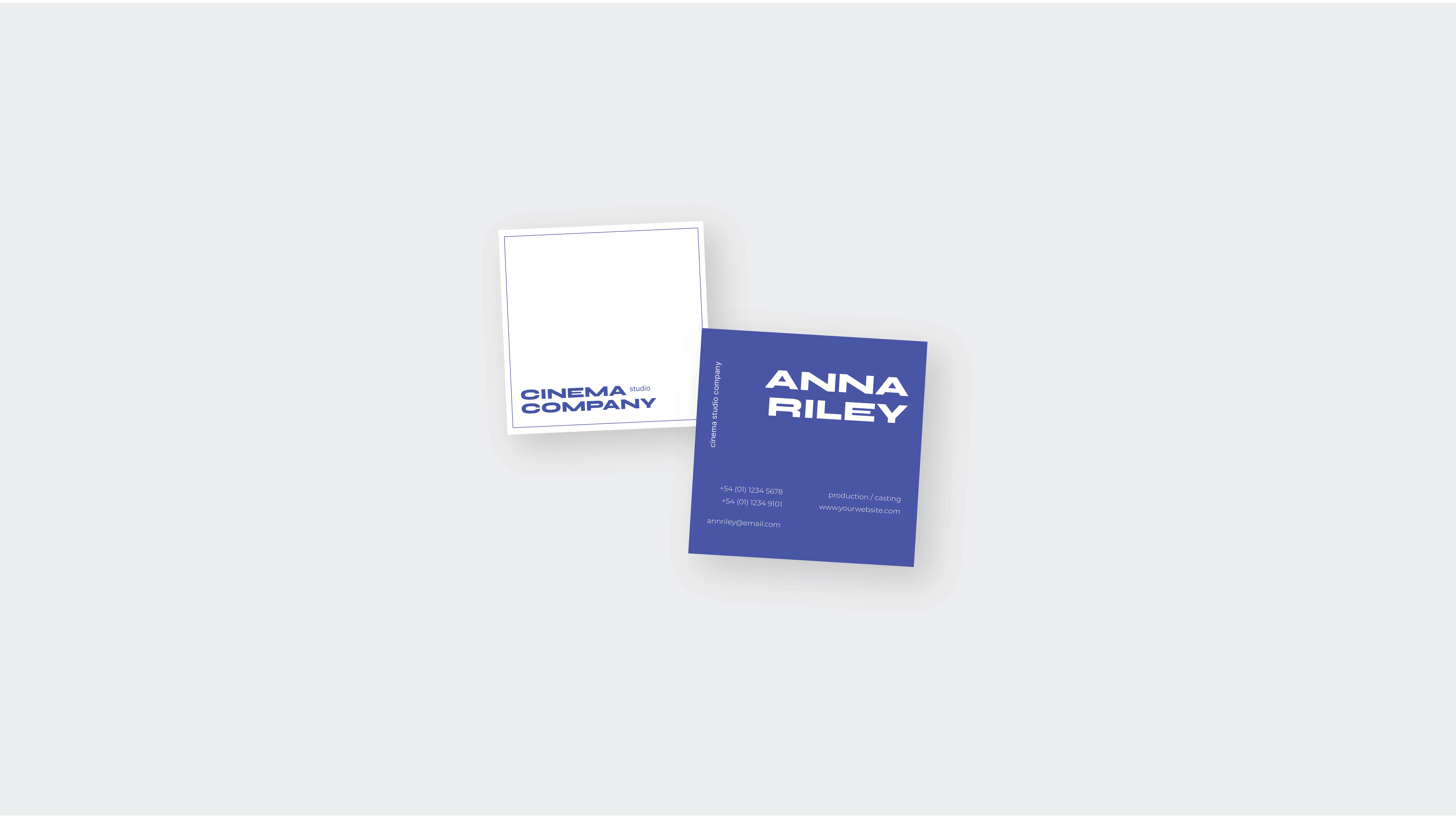Square Business Cards : Digital Print