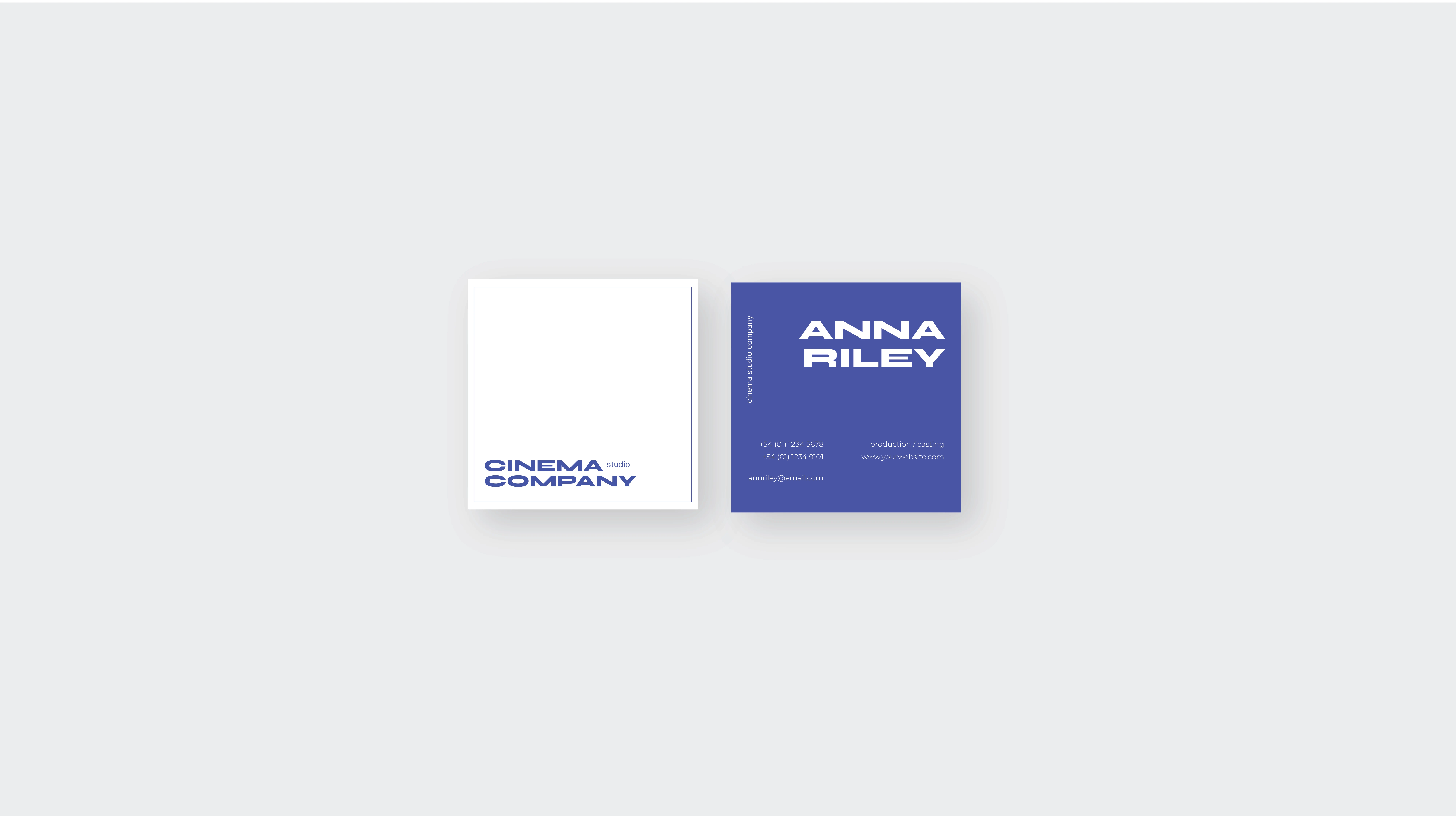 Square Business Cards : Digital Print